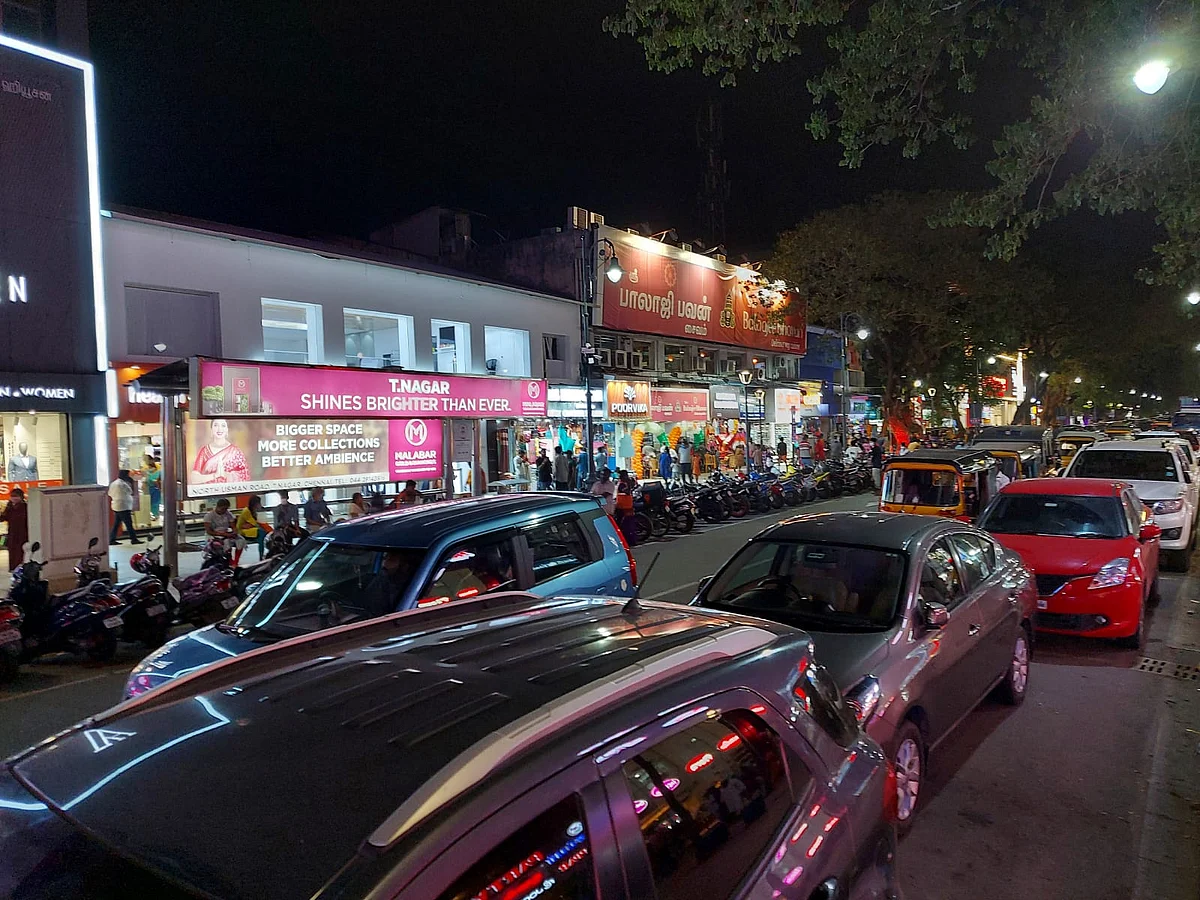 வாகன நெரிசல், பாண்டி பஜார்