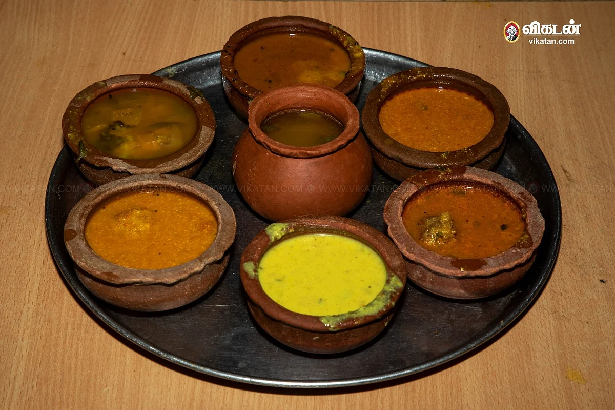 குழம்பு வகைகள் - செல்லம்மாள் மெஸ் - மண் பானைச் சமையல்