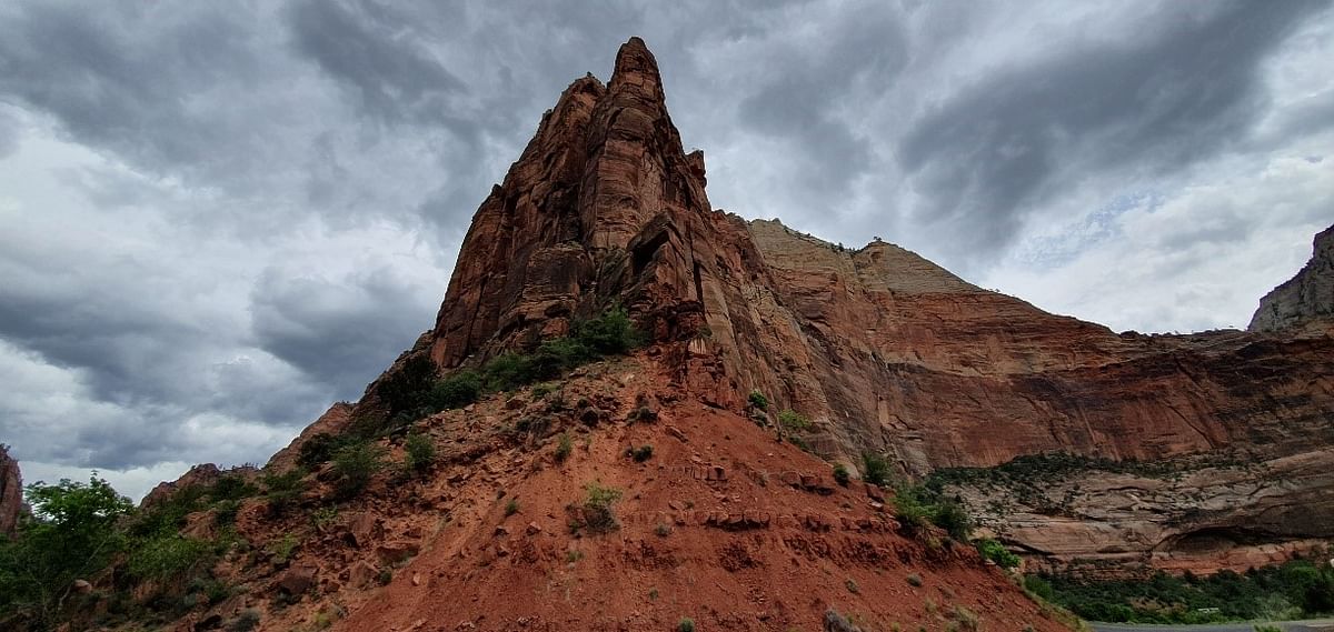 One of the rock formations in Zion.