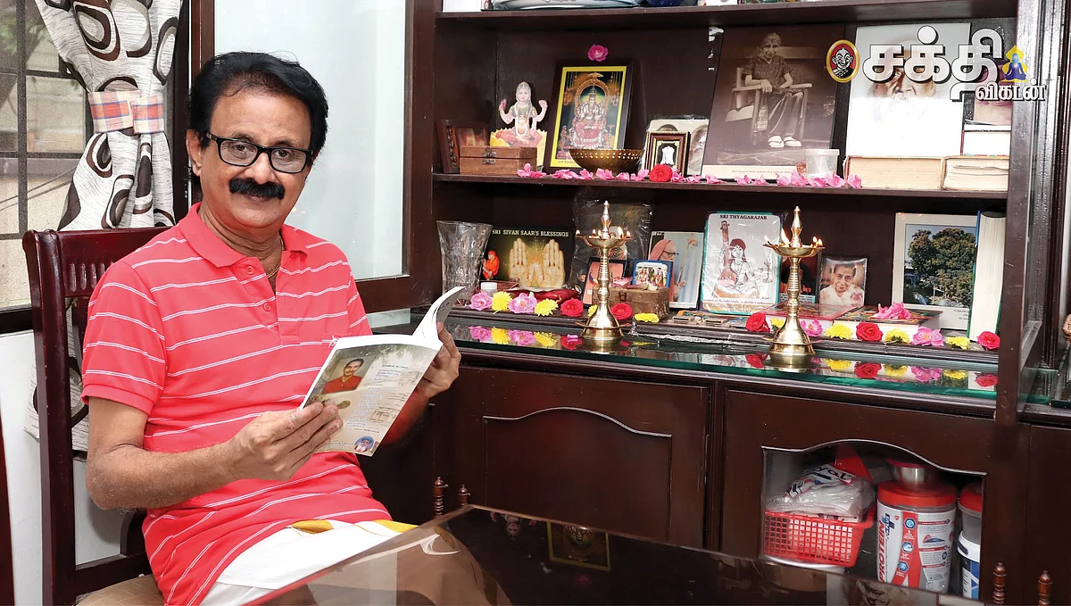 ‘ரஜினி சார் கேட்ட
ஸ்ரீராகவேந்திரர் ஓவியம்!’