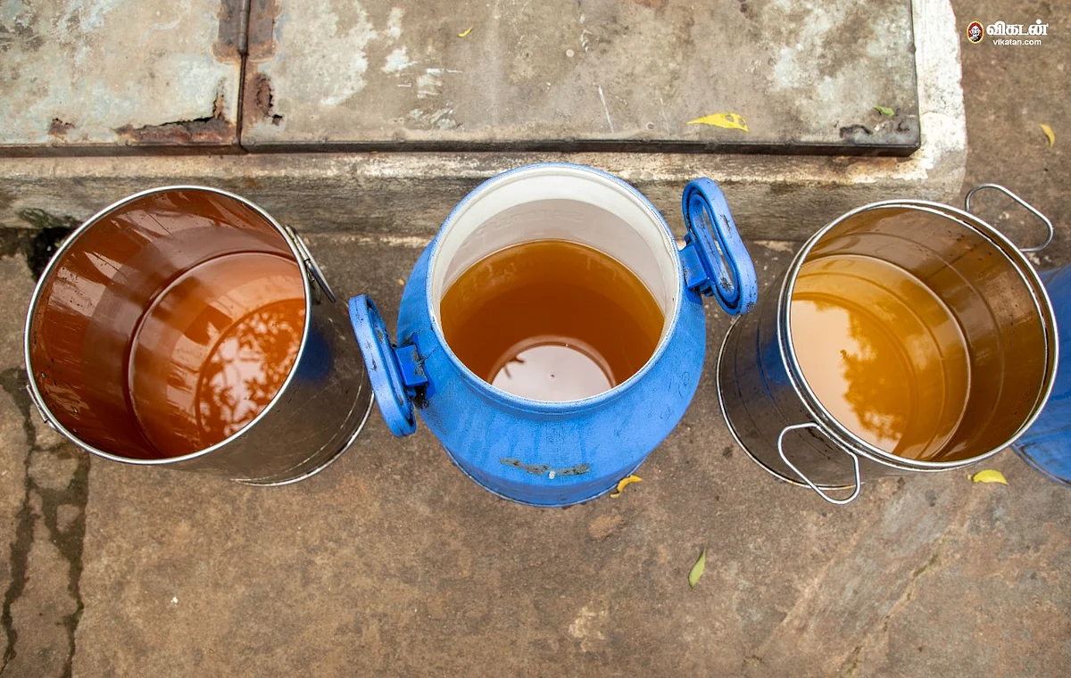 சொந்தமாக ஆட்டிய செக்கு எண்ணெய்