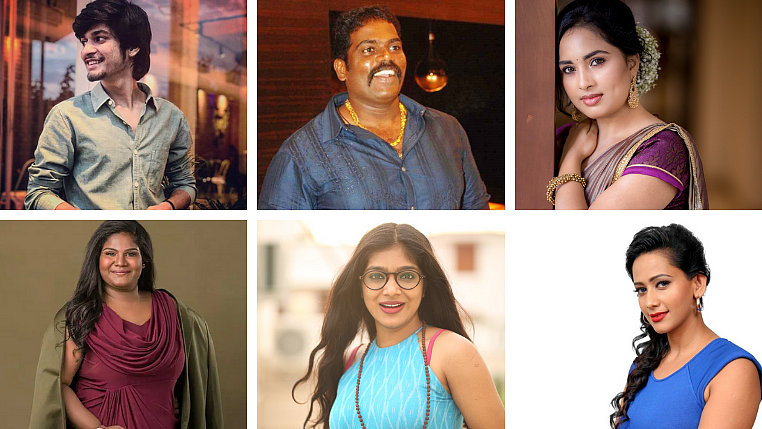 சரண் சக்தி, பெசண்ட் ரவி, சிருஷ்டி டாங்கே, இந்திரஜா, வி.ஜே.பார்வதி, சஞ்சனா சிங்