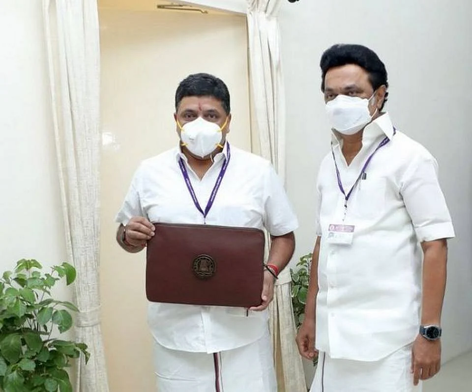 முதல்வர் ஸ்டாலினுடன் நிதி அமைச்சர் பி.டி.ஆர்
