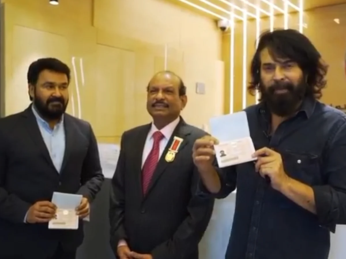 `மிகப்பெரிய பரிசு!'- யு.ஏ.இ அரசின் கோல்டன் விசா பெற்ற மோகன்லாலும், மம்முட்டியும்!