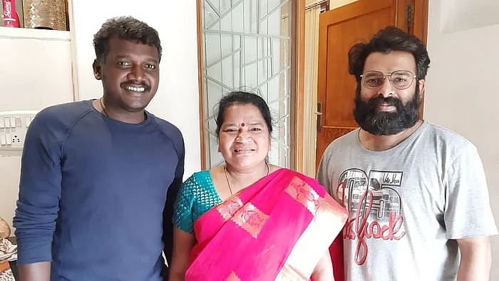 மாரி செல்வராஜ், சந்தோஷ் நாராயணனுடன் மாரியம்மாள்