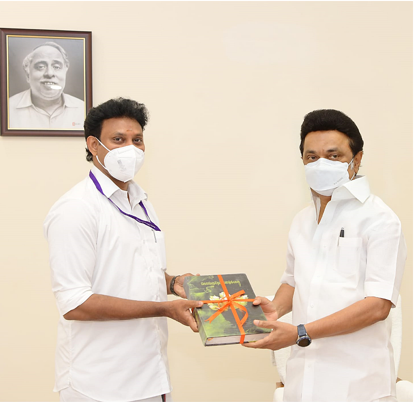 முதல்வர் மு.க.ஸ்டாலின், அமைச்சர் அன்பில் மகேஷ் பொய்யாமொழி