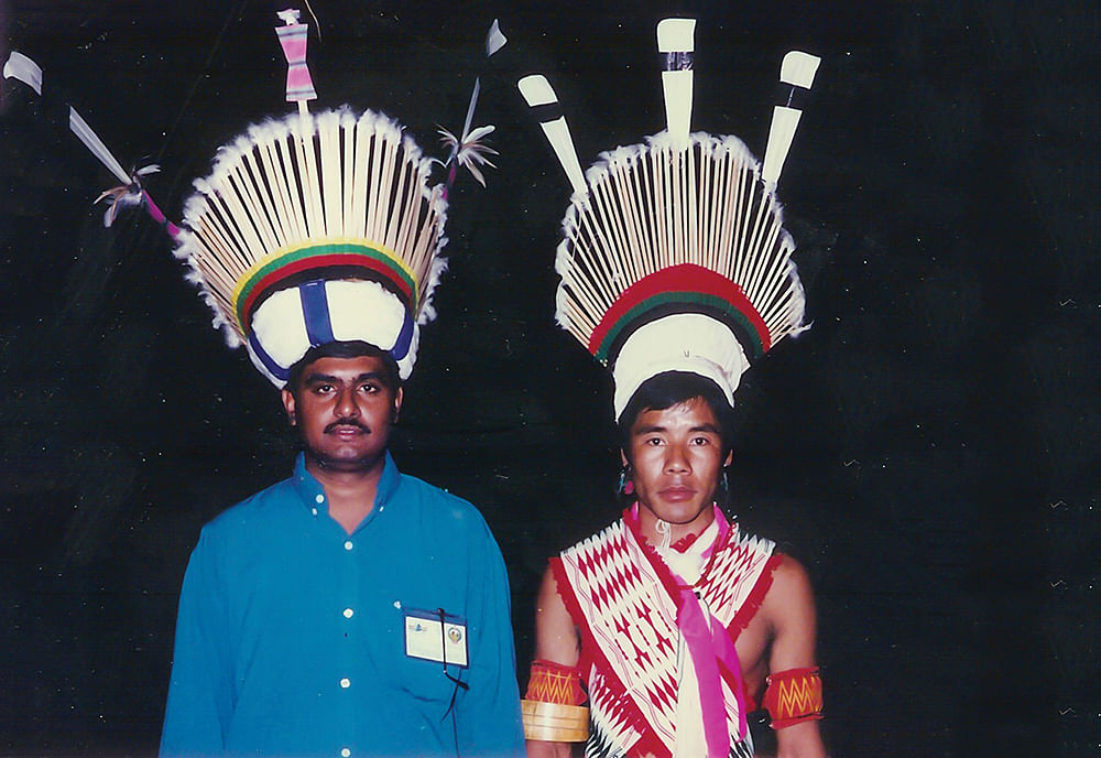 1989-ல் தேசிய பழங்குடியினர் விழாவில்...
