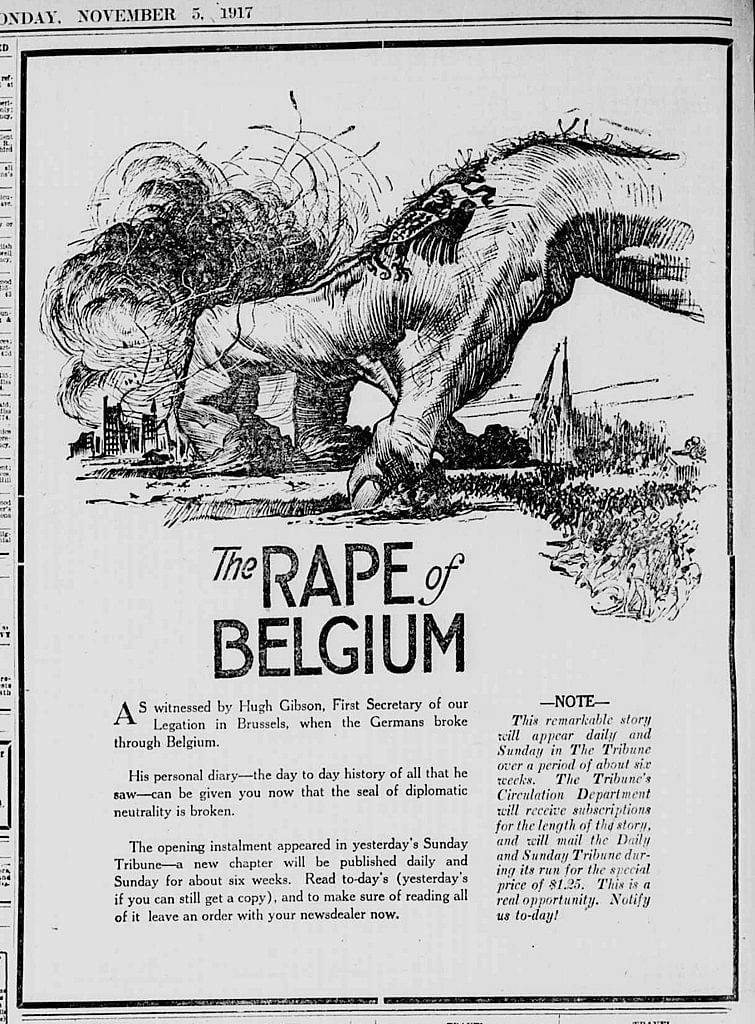 The Rape of Belgium