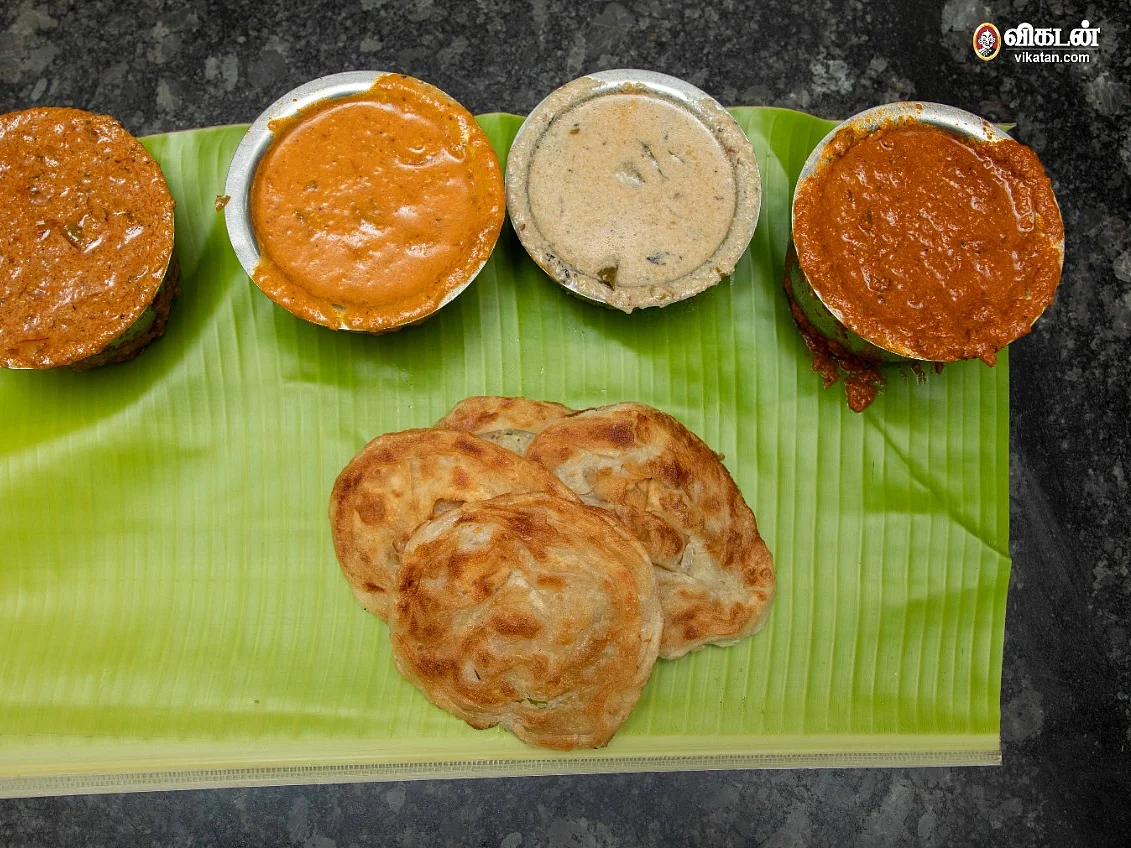 திருச்சி: "கடைக்கு ஏன் இந்தப் பெயர் தெரியுமா?"- பரோட்டாவுக்கு 4 கிரேவி தரும் ட்ராபிக் ஜாம் ஹோட்டல்!