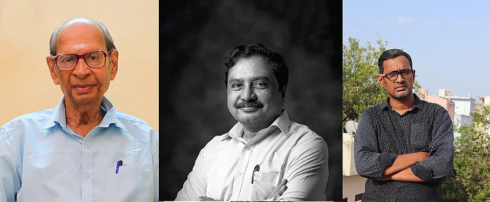 சீனி விசுவநாதன், பேராசிரியர் சா. பாலுசாமி, கடற்கரய்