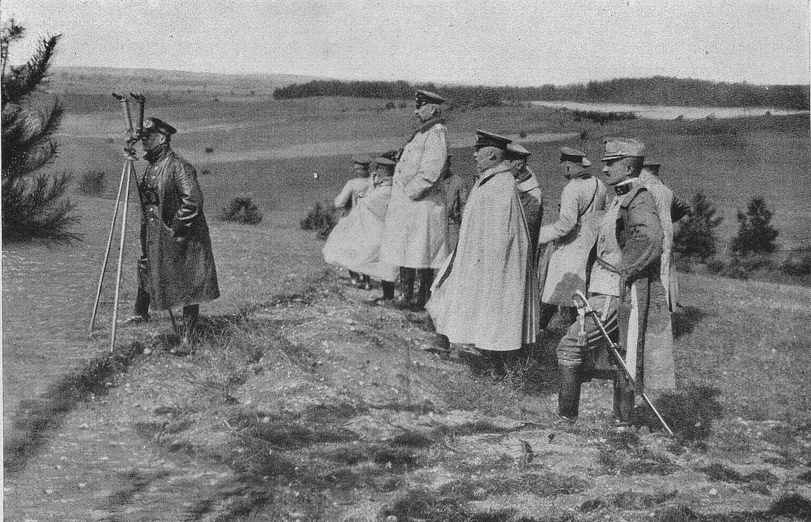8th Army staff at the Battle of Masurian Lakes