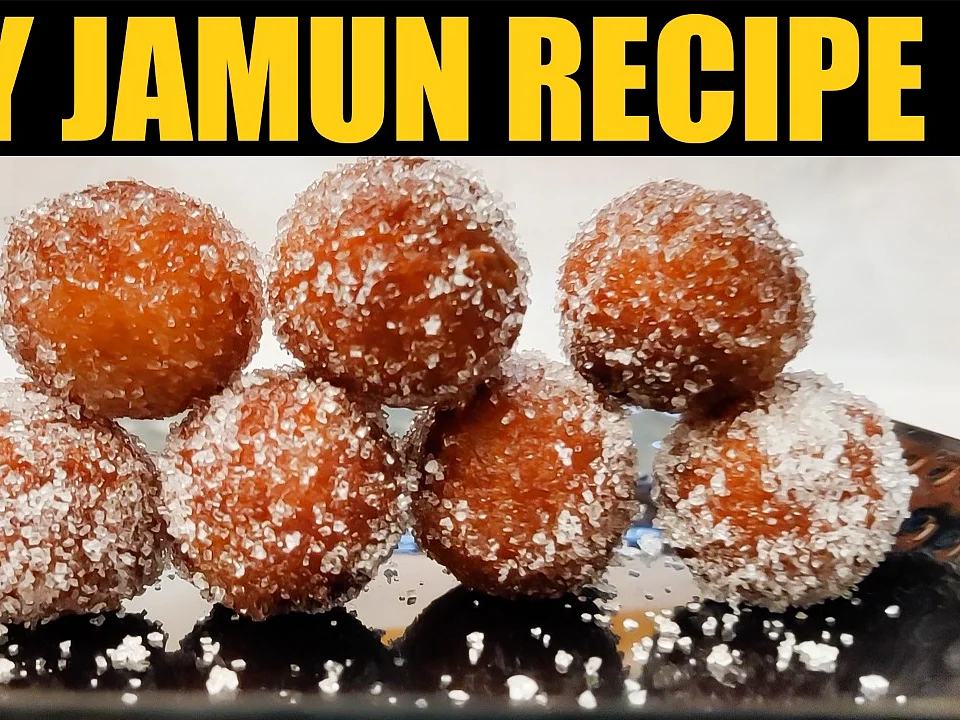 Dry Jamun Recipe in Tamil | ஜாமுன் செய்வது எப்படி? Sweet | Aval Vikatan