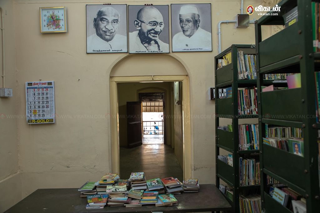 வ.வே.சு ஐயர் பூர்வீக வீட்டில் செயல்படும் கிளை நூலகம்