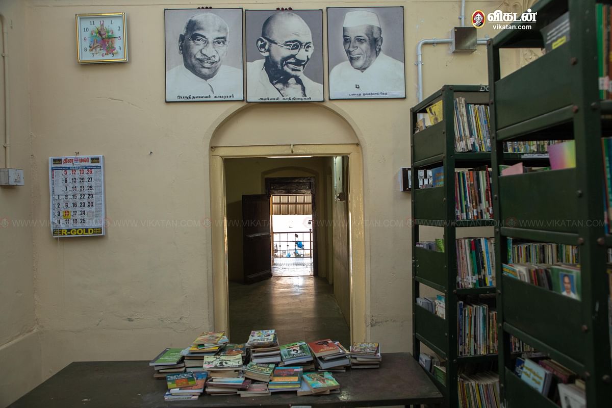 வ.வே.சு ஐயர் பூர்வீக வீட்டில் செயல்படும் கிளை நூலகம்