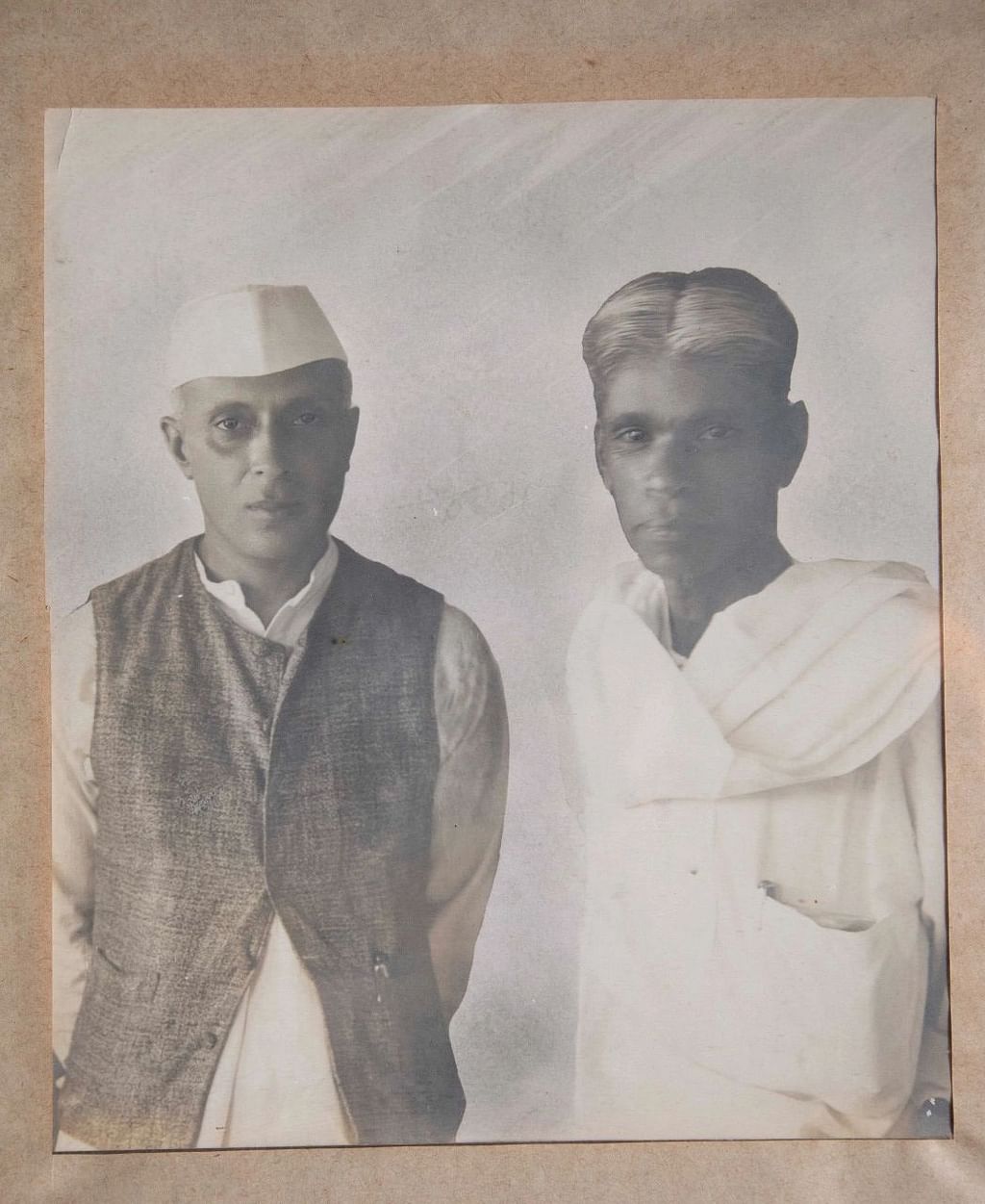 நேருவுடன் பி.ஆர்.தேவர்