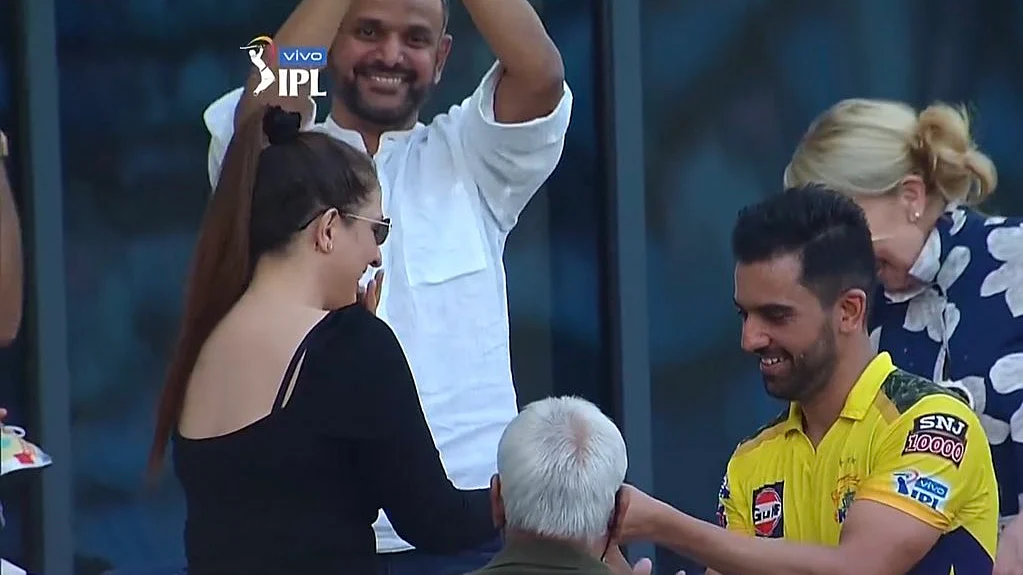 Deepak Chahar's proposal
