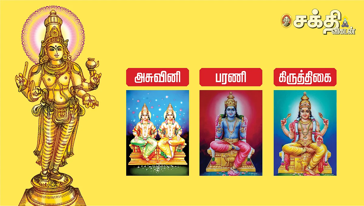 குருப்பெயர்ச்சி
நட்சத்திர பலன்கள்
அசுவினி, பரணி, கார்த்திகை