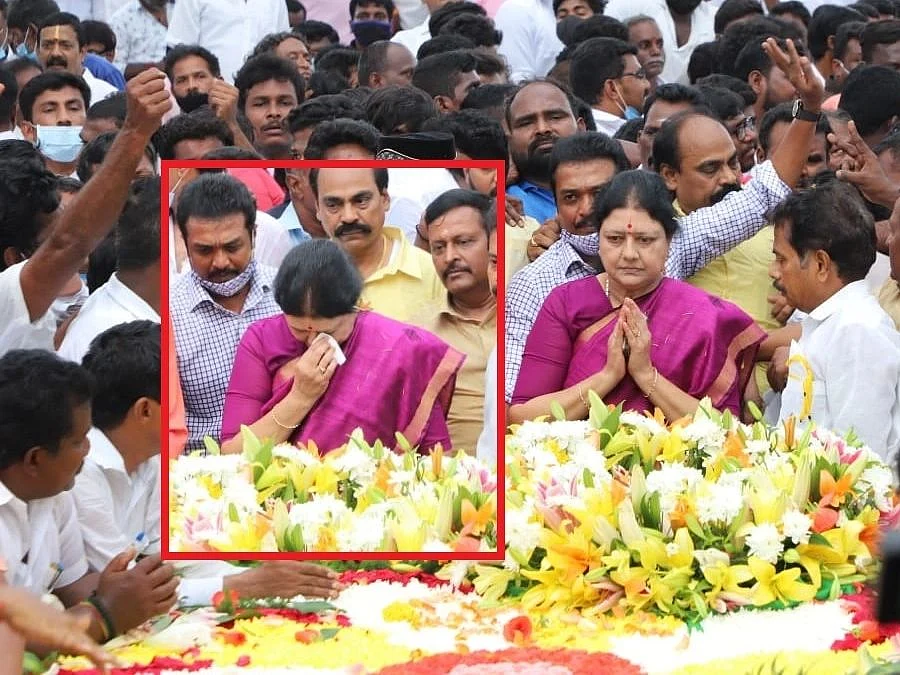 சசிகலா: ``தொண்டர்களையும், கழகத்தையும் அம்மாவும், தலைவரும் காப்பாற்றுவார்கள்!”