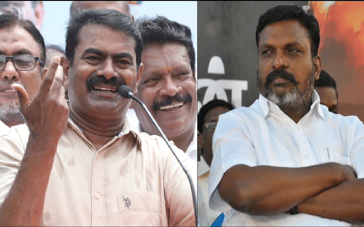 ``மீண்டும் தாய் சமயத்துக்குத் திரும்ப வேண்டும்”... சீமான் Vs திருமாவளவன் மோதல்   பின்னணி?