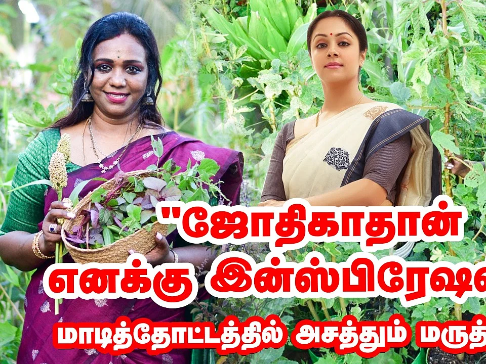 ``ஜோதிகாதான் எனக்கு இன்ஸ்பிரேஷன்!" - மாடித்தோட்டத்தில் கலக்கும் மருத்துவர் | Pasumai Vikatan