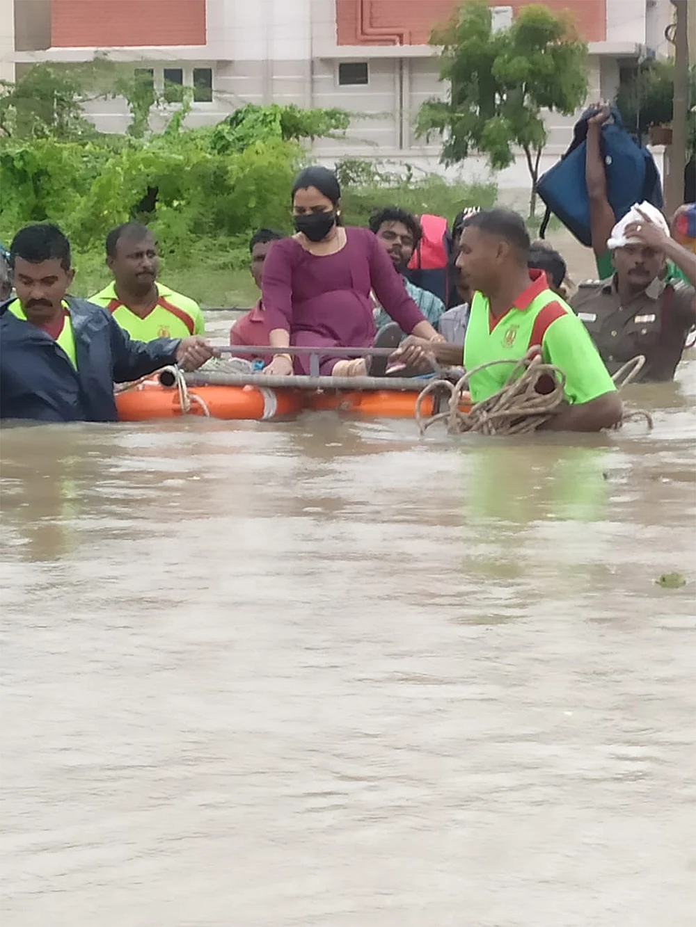 வெள்ளக்காடாய் கன்னியாகுமரி