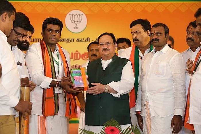 அண்ணாமலை - ஜே.பி.நட்டா - எல்.முருகன்