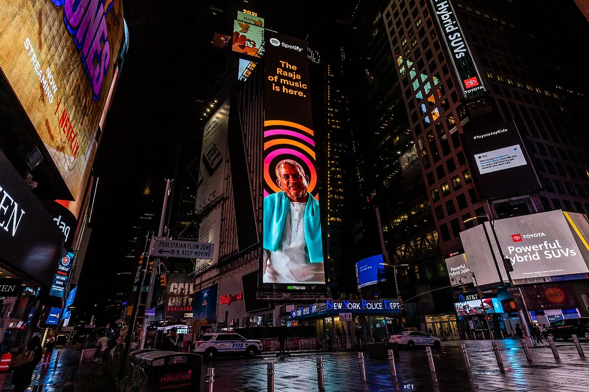 Times Square Raaja Rules!