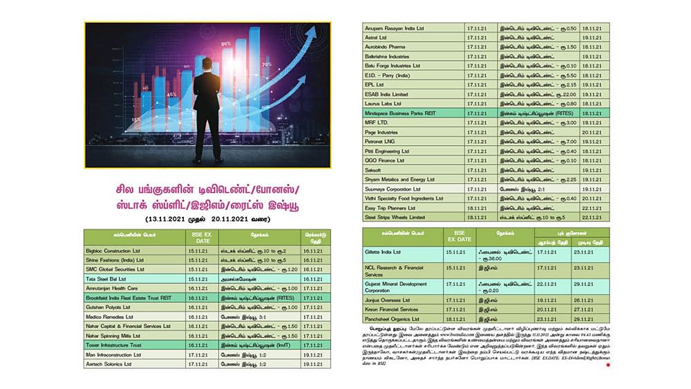 பங்குகளின் விவரங்கள்