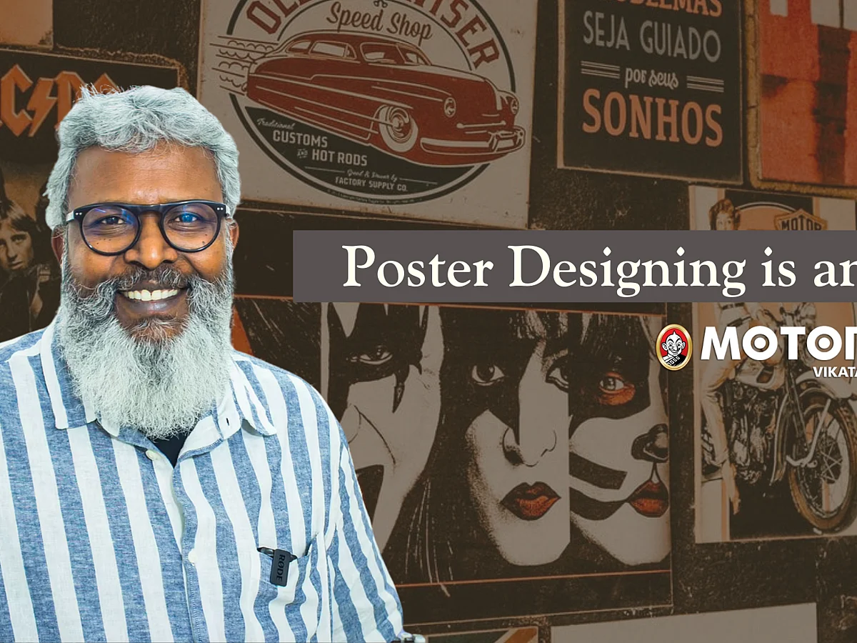 "Poster Designing is an art..!"- Motor Vikatan presents the poster-making workshop