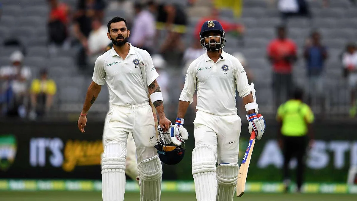Virat Kohli and Ajinkya Rahane