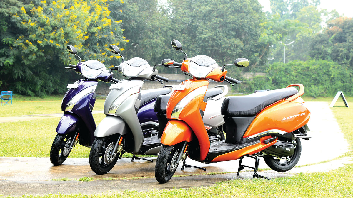Diwali and Dhanteras TVS scooter