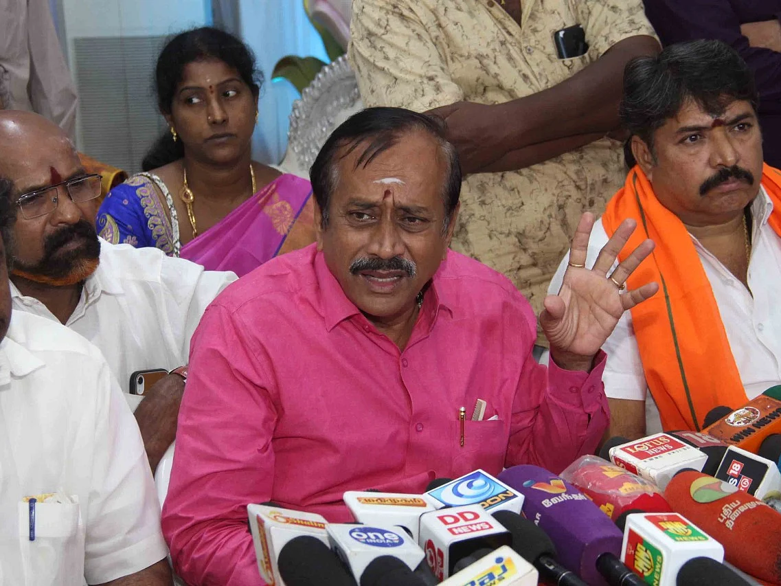 ``திமுக அரசு வீழும்..'' - ஹெச்.ராஜா காட்டம்