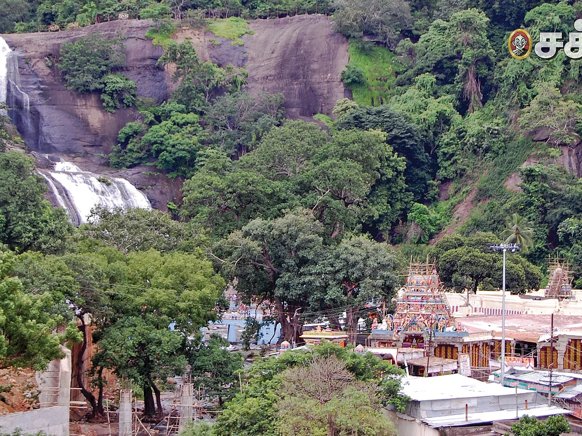 பொதிகை சிவாலயம் குற்றாலம் கோமுகம்