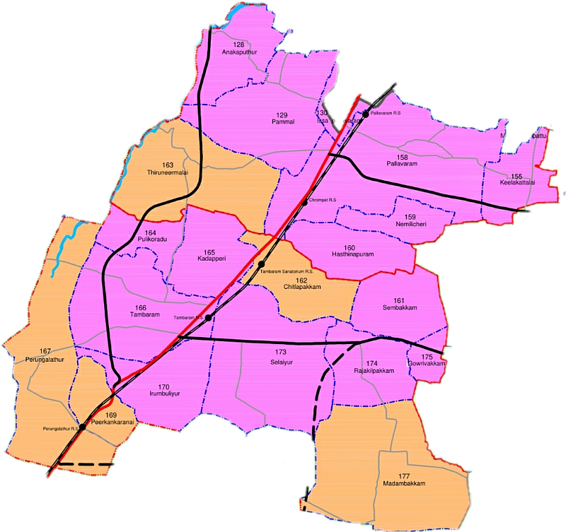 தாம்பரம் மாநகராட்சி வரைபடம்