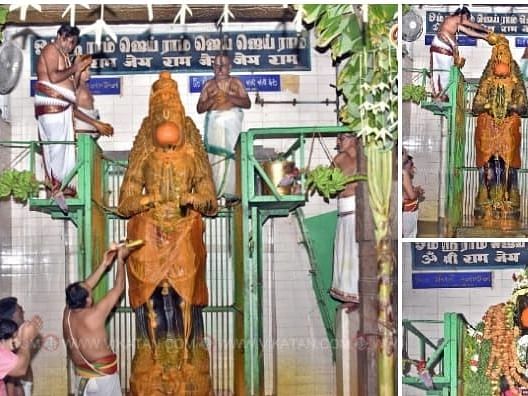 அனுமன் ஜெயந்தி: மதுரையில் அஞ்சலி அனுமனுக்குச் சிறப்பு அபிஷேகம் மற்றும் அலங்காரம்! | Photo Album