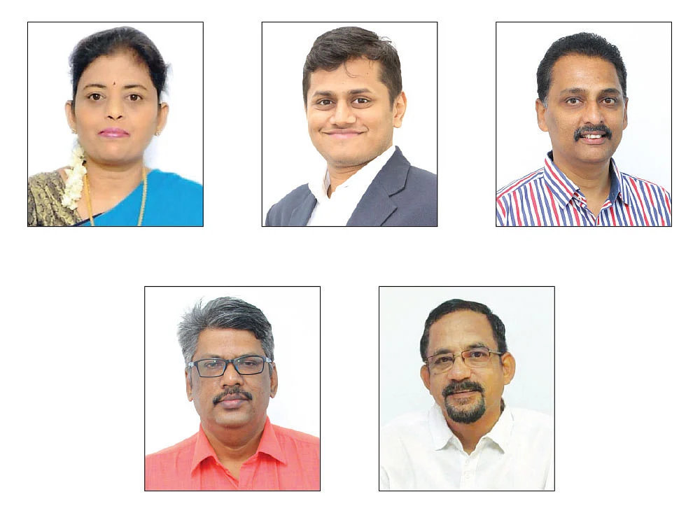 தெய்வானை ராஜ்பாண்டியன், ஆடிட்டர் ஜி.கே.சீனிவாஸ், ரெஜி தாமஸ், பா.பத்மநாபன், ஷியாம் சுந்தர்