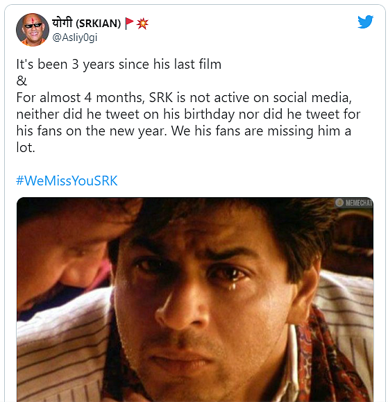Shah Rukh Khan's fans twit