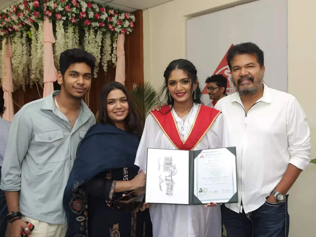 இயக்குநர் ஷங்கரின் குடும்பம்
