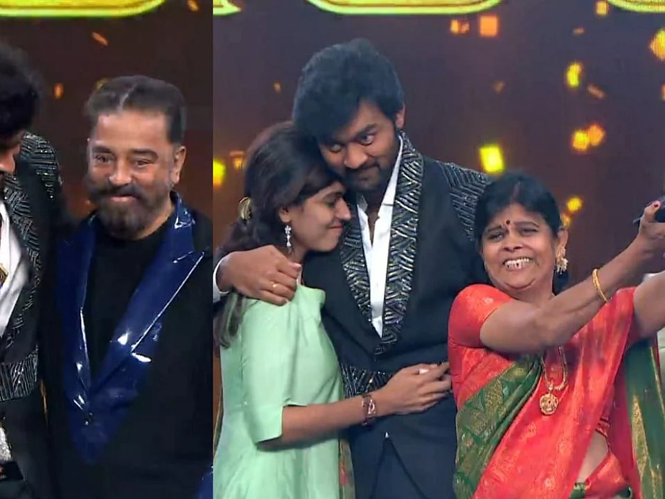 பிக் பாஸ்: வென்றார் ராஜூ; "எங்களுக்கு சந்தோஷமா இருக்கு"பாராட்டிய கமல்; கண்கலங்கிய ராஜூவின் அம்மா!