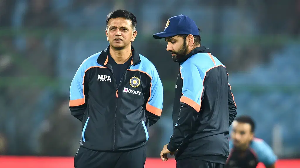 Team India - Rahul Dravid and Rohit Sharma