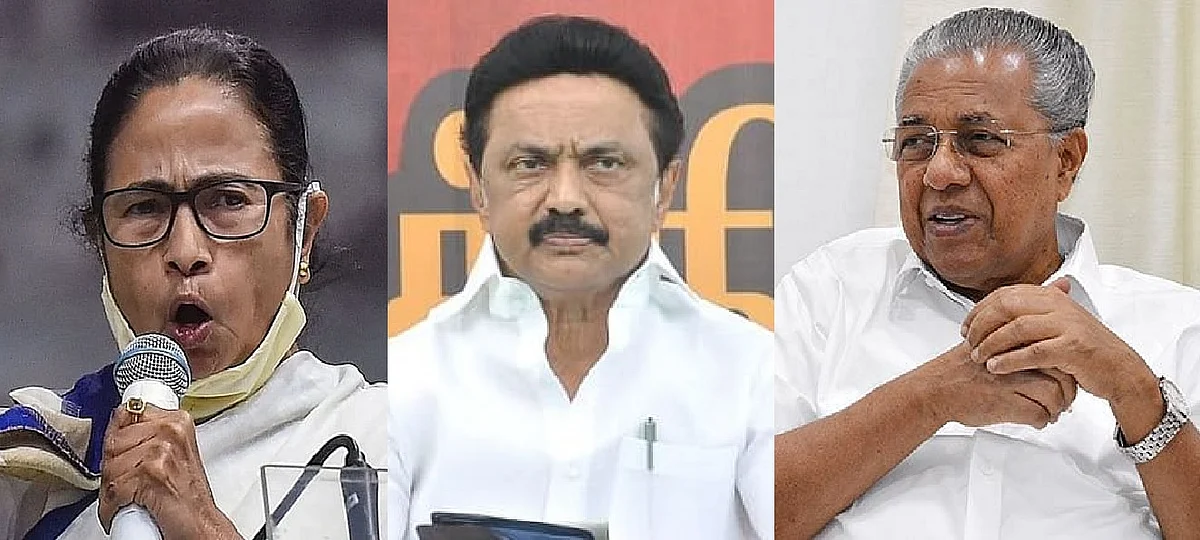 மமதா பானர்ஜி - மு.க.ஸ்டாலின் - பினராயி விஜயன்