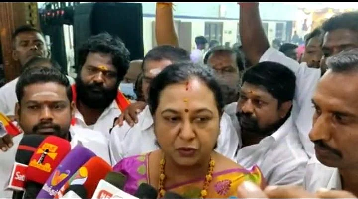 தேமுதிக பொருளாளர் பிரேமலதா விஜகாந்த்