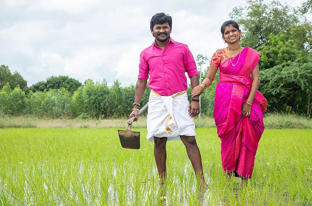 வயலில் செந்தில் கணேஷ்-ராஜலட்சுமி