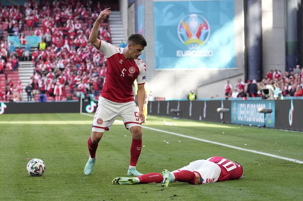 Christian Eriksen collapsed during Euro 2020 match against Finland