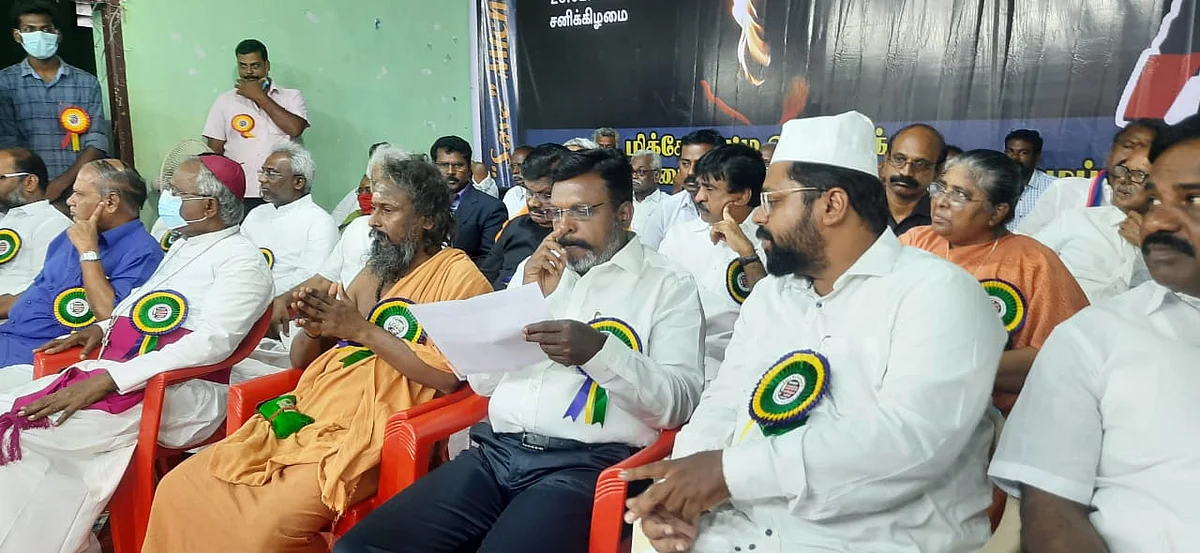 தொல்.திருமாவளவன்,திருவடிக்குடில் சுவாமி