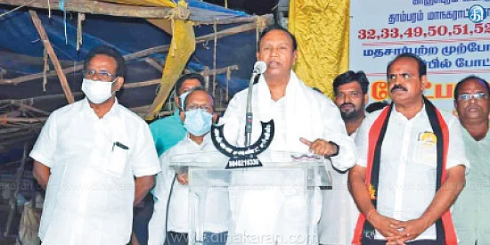வேட்பாளர் அறிமுகக் கூட்டத்தில் காமராஜ்
