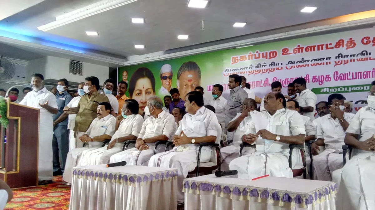 தஞ்சாவூர்
மாநகராட்சி தேர்தல் பிரசாரத்தில் ஓ.பி.எஸ்