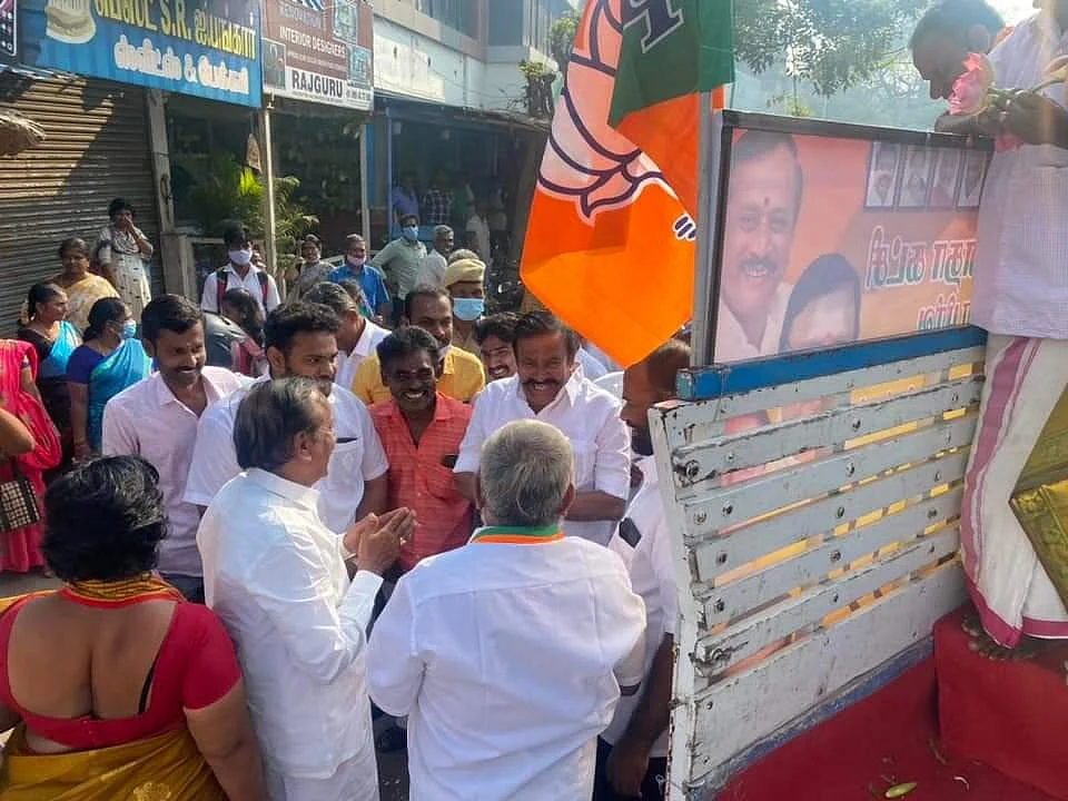 பிரச்சாரத்தின் போது நேர்வை சந்தித்த ஹெச்.ராஜா