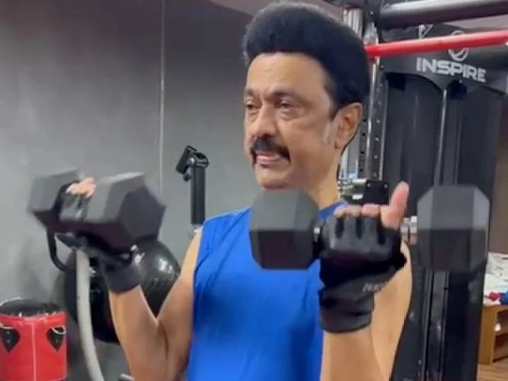 முதல்வர் ஸ்டாலின் உடற்பயிற்சி செய்யும் வைரல் வீடியோ!