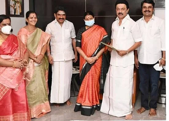 ஸ்டாலினுடன் அன்புச்செழியன்
